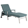 "Verstelbare Ligstoel met Aluminium Frame en Comfortabele Bekleding"
