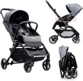 Hamilton by Yoop T1 Lichtgewicht premium kinderwagen - 360° draaibare stoel - MagicFold™ Technologie - Opvouwbaar - Reflecterende wielen met vering - Inclusief beschermende tas en bekerhouder - 0+