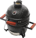 Kamado Keramische barbecue, houtskoolgrill, Ø 50 cm, inclusief thermometer, campinggrill, keramisch, rond, houtskool