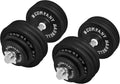 Gietijzeren halterset 80 kg (2 x korte halterstang 45 cm, 4 x 1,25, 4 x 2,5 en 12 x 5 kg halterschijven), halterset, halters, gewichten