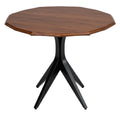 **Moderne Octagonale Tafel met Zwart Stalen Onderstel**