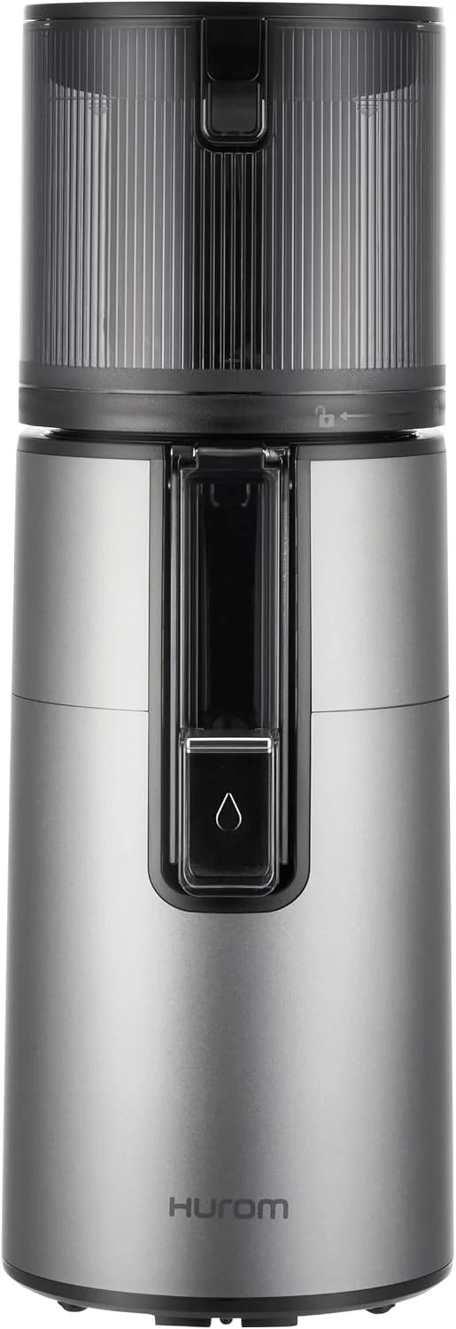 HUROM | H400 | Sapcentrifuge voor fruit en groenten | Hurom Easy Clean H400 | Snijbak | 150 Watt | BPA-vrij (wit)(grijs)
