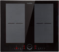 Klarstein Delicatessa 60 inductiekookplaat - 4 zones, flexzonetechniek, zelfvoorzienend, ingebouwde kookplaat, 60cm, 7000 watt, booster, pannendetectie, timer, aanraakbediening, glaskeramiek, zwart